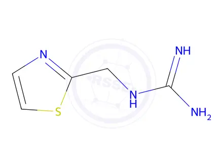 Chemical structure of 1-(Thiazol-2-ylmethyl)guanidine