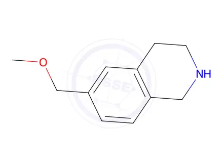 Chemical structure of 6-(Methoxymethyl)-1,2,3,4-tetrahydroisoquinoline