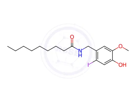 Chemical structure of 6-Iodonordihydrocapsaicin