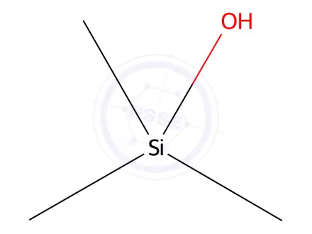 Chemical structure of Trimethylsilanol