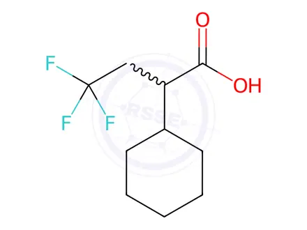 Chemical structure of 2-Cyclohexyl-4,4,4-trifluorobutanoic Acid