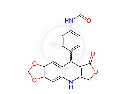 Chemical structure of N-(4-{6-oxo-5,12,14-trioxa-2-azatetracyclo[7.7.0.0^{3,7}.0^{11,15}]hexadeca-1(9),3(7),10,15-tetraen-8-yl}phenyl)acetamide