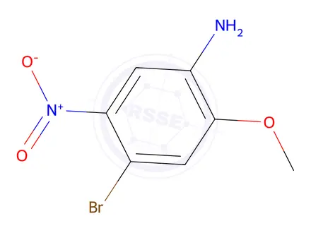 Chemical structure of 4-Bromo-2-Methoxy-5-Nitroaniline