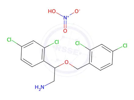 Chemical structure of Miconazole Nitrate-Impurity C (Nitrate Salt)