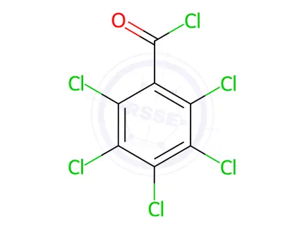 Chemical structure of Dotinurad Impurity 213 (Pentachlorobenzoyl Chloride)