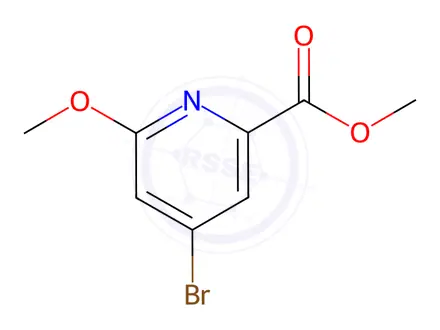 Chemical structure of Methyl 4-bromo-6-methoxypicolinate