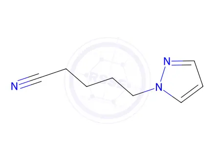 Chemical structure of 5-(1h-Pyrazol-1-yl)pentanenitrile