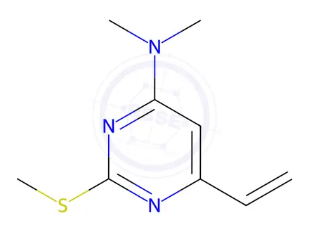 Chemical structure of N,N-Dimethyl-2-(methylthio)-6-vinylpyrimidin-4-amine