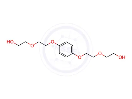 Chemical structure of 1,4-BIS[2-(2-HYDROXYETHOXY)ETHOXY] BENZENE