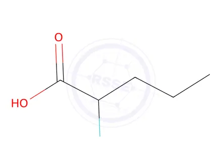 Chemical structure of 2-Fluoropentanoic acid