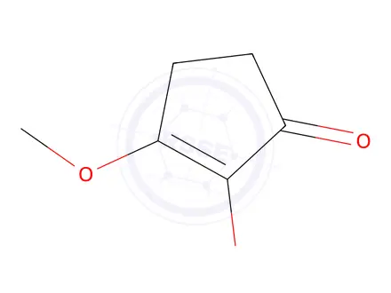 Chemical structure of 2-Cyclopenten-1-one,2-hydroxy-3-methoxy-(6CI)