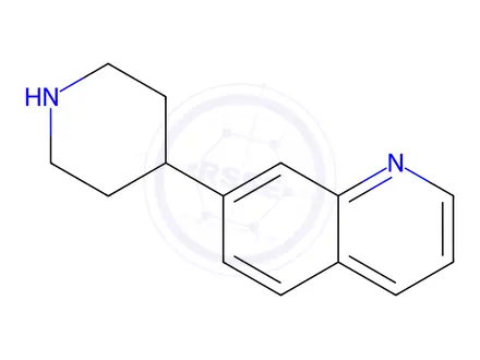 Chemical structure of 7-(Piperidin-4-yl)quinoline