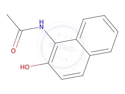 Chemical structure of N-(2-hydroxy-1-naphthyl)acetamide