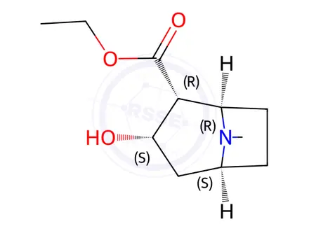 Chemical structure of Ecgonine Ethyl Ester