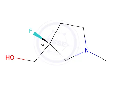 Chemical structure of (S)-(3-Fluoro-1-methylpyrrolidin-3-yl)methanol