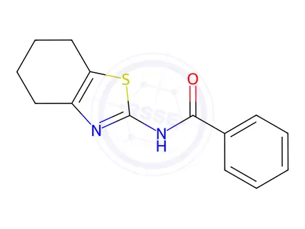 Chemical structure of n-(4,5,6,7-Tetrahydrobenzo[d]thiazol-2-yl)benzamide