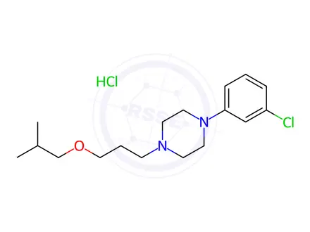 Chemical structure of Trazodone Hydrochloride Impurity 7 Hydrochloride (Trazodone Hydrochloride BP Impurity G Hydrochloride)(Trazodone Hydrochloride EP Impurity G Hydrochloride)