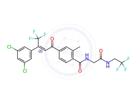 Chemical structure of Fluralaner Impurity 137