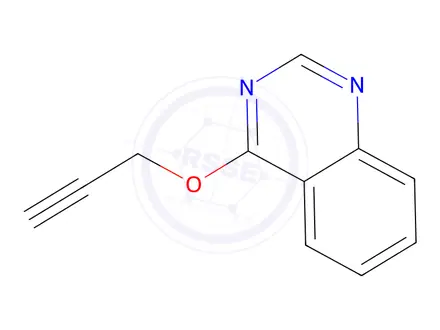 Chemical structure of 4-(Prop-2-yn-1-yloxy)quinazoline