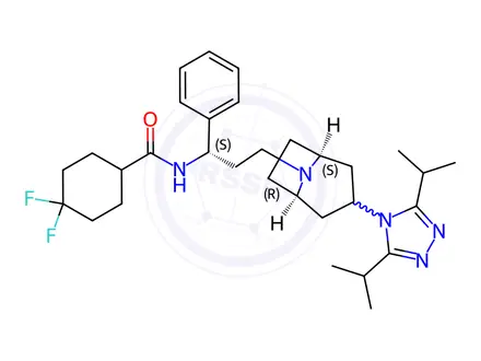 Chemical structure of Maraviroc Impurity 27