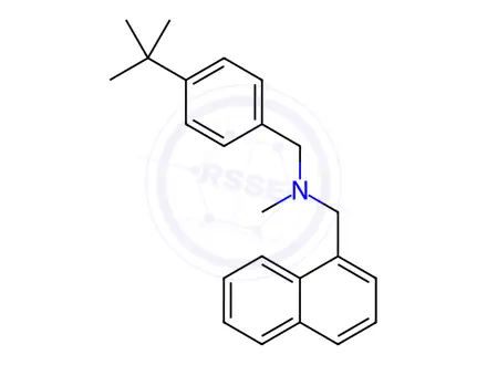 Chemical structure of Butenafine