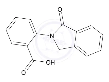 Chemical structure of 2-(1-Oxoisoindolin-2-yl)benzoic acid