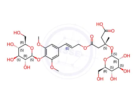 Chemical structure of Tangshenoside I
