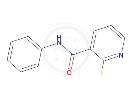 Chemical structure of 2-(Methylthio)-N-phenylnicotinamide