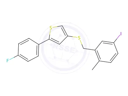 Chemical structure of Canagliflozin Impurity 100