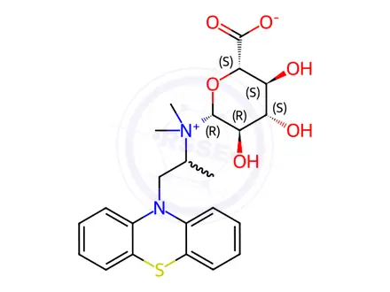 Chemical structure of Promethazine-N-Glucuronide