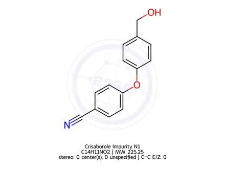 Chemical structure of Crisaborole Impurity N1