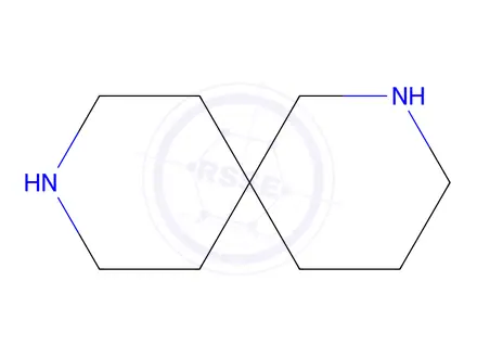 Chemical structure of 2,9-diazaspiro[5.5]undecane dihydrochloride