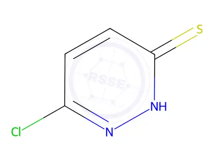 Chemical structure of 6-chloropyridazine-3-thiol