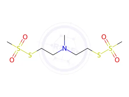 Chemical structure of Bis-(2-methanethiosulfonatoethyl)methylamine