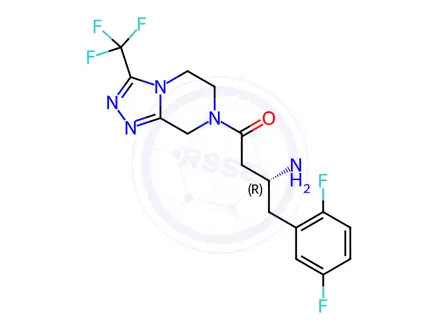 Chemical structure of Sitagliptin EP Impurity B