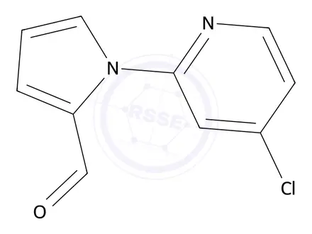 Chemical structure of 1-(4-Chloro-2-pyridinyl)-1h-pyrrole-2-carbaldehyde