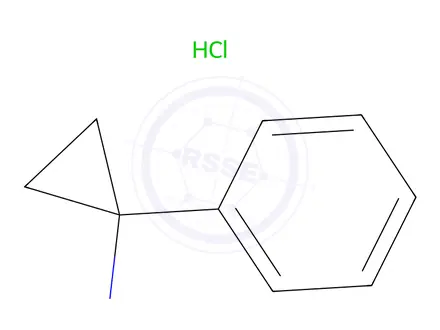 Chemical structure of 1-Phenylcyclopropanamine Hydrochloride