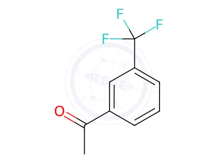 Chemical structure of 3‘-(Trifluoromethyl)acetophenone