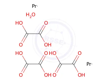 Chemical structure of PRASEODYMIUM OXALATE HYDRATE