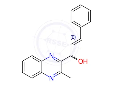 Chemical structure of 1-(3-Methylquinoxalin-2-yl)-3-phenylprop-2-en-1-ol