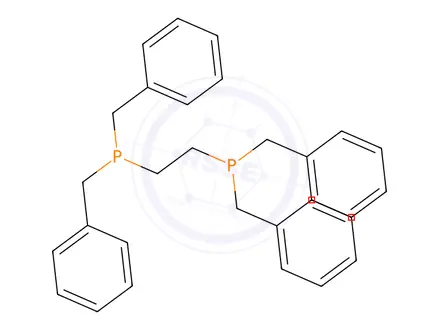 Chemical structure of 1,2-BIS(DIBENZYLPHOSPHINO)ETHANE