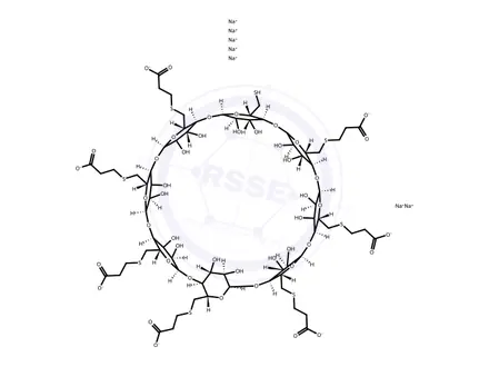 Chemical structure of Sugammadex Sodium Impurity 22 (Org197339-1)