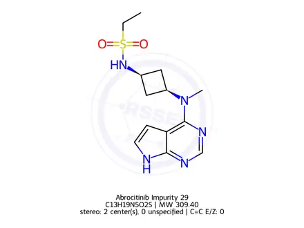Chemical structure of Abrocitinib Impurity 29
