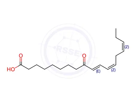 Chemical structure of 9-OxoOTrE