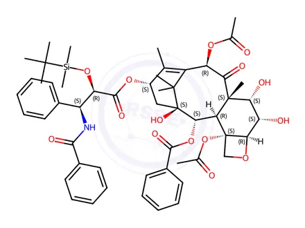 Chemical structure of 2'-O-(tert-Butyldimethylsilyl)-6α-hydroxy 7-epi-Paclitaxel