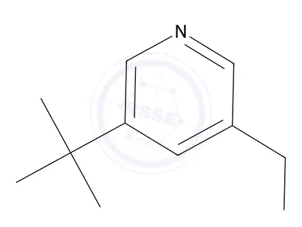 Chemical structure of 3-(tert-Butyl)-5-(chloromethyl)pyridine