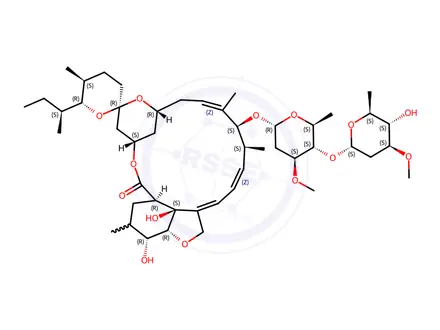 Chemical structure of Ivermectin EP Impurity K
