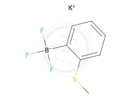 Chemical structure of Potassium trifluoro(2-(methylthio)phenyl)borate