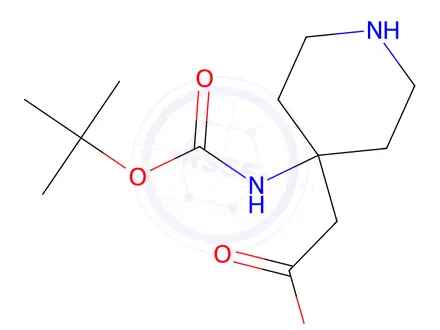 Chemical structure of 2-(4-{[(tert-Butoxy)carbonyl]amino}piperidin-4-yl)acetic acid