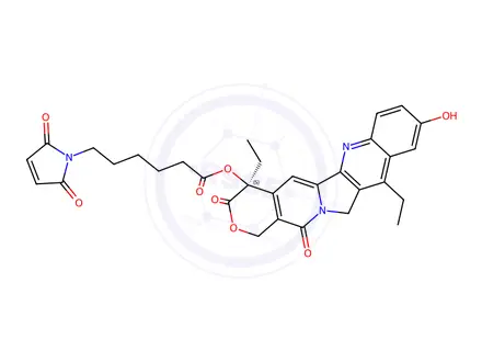 Chemical structure of MC-SN38
